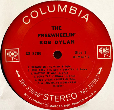 Bob Dylan : The Freewheelin' Bob Dylan (LP, Album, RE, RP, San)