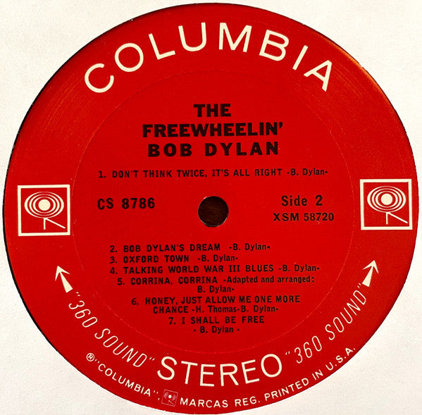 Bob Dylan : The Freewheelin' Bob Dylan (LP, Album, RE, RP, San)