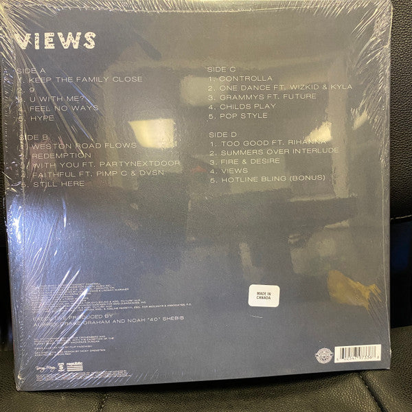 Drake : Views (2xLP, Album, RE)