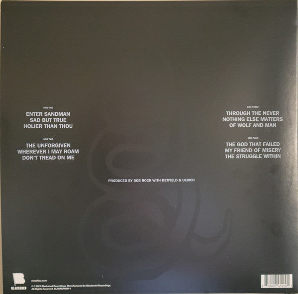Metallica : Metallica (2xLP, Album, RE, RM, RTI)