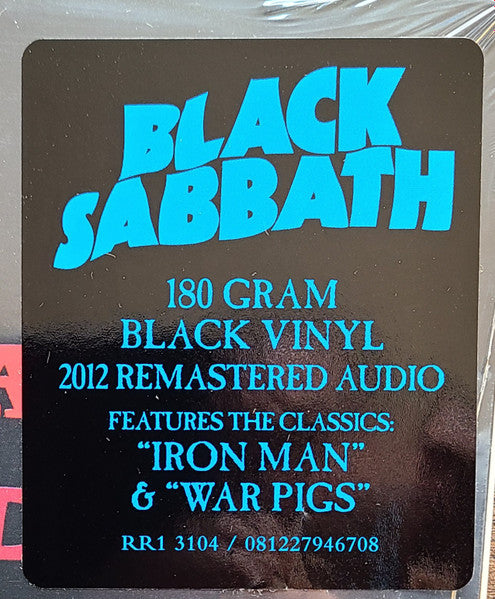 Black Sabbath : Paranoid (LP, Album, RE, RM, RP, 180)