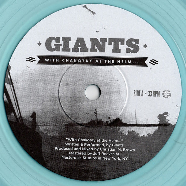 Giants (5) / Beware Of Safety : With Chakotay At The Helm... / Cut Into Stars (7", Single, Ltd, Num, Blu)