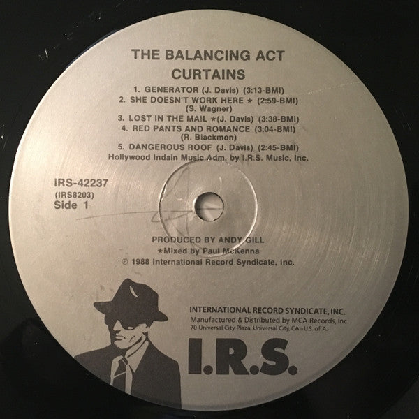 The Balancing Act : Curtains (LP, Album, Pin)