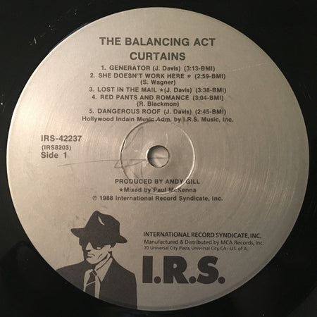 The Balancing Act : Curtains (LP, Album, Pin)