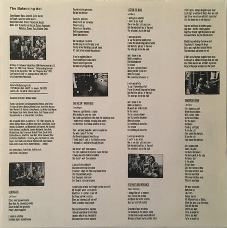 The Balancing Act : Curtains (LP, Album, Pin)