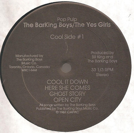 The BarKing Boys : The Yes Girls (LP, Album)