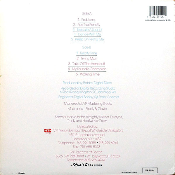 Admiral Tibett* : Reality Time (LP)