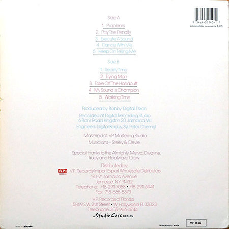 Admiral Tibett* : Reality Time (LP)