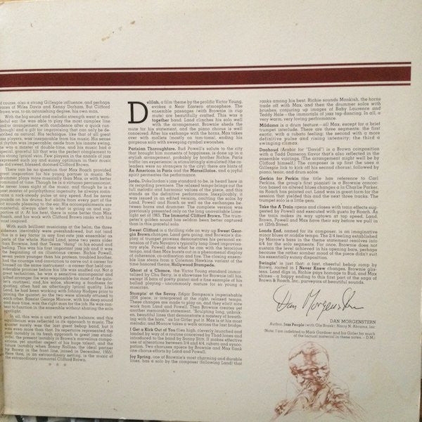 Clifford Brown : The Quintet Vol. 1 (2xLP, Comp, Mono, RM)