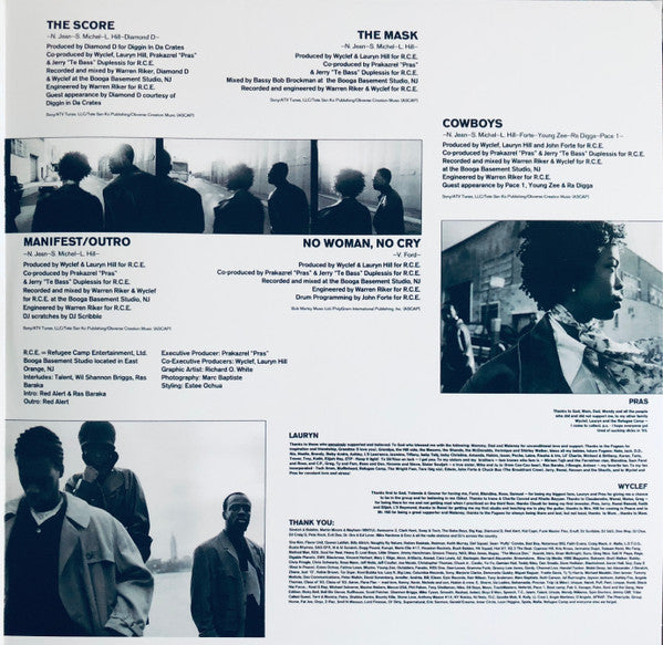 Fugees : The Score (2xLP, Album, RE, Gat)