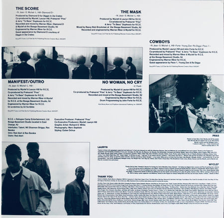 Fugees : The Score (2xLP, Album, RE, Gat)