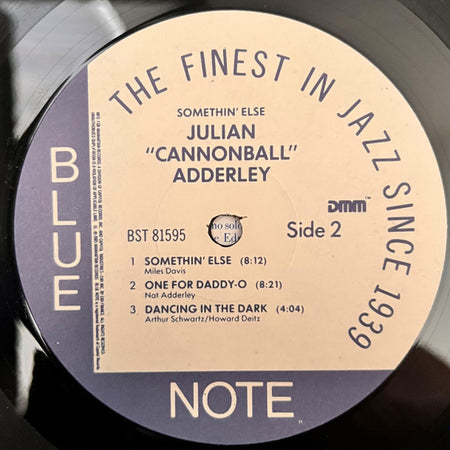 Cannonball Adderley : Somethin' Else (LP, Album, RE, DMM)