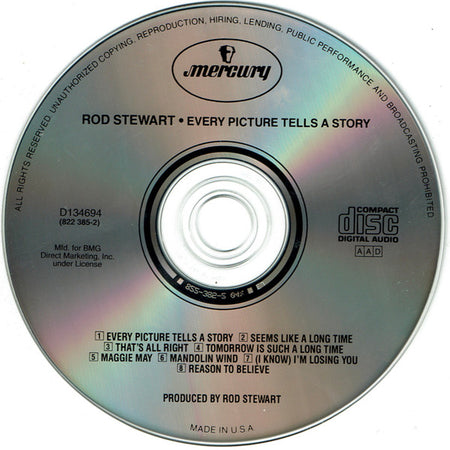 Rod Stewart : Every Picture Tells A Story (CD, Album, Club, RE, BMG)