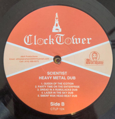 Scientist : Heavy Metal Dub (LP, Album, RP, Dar)