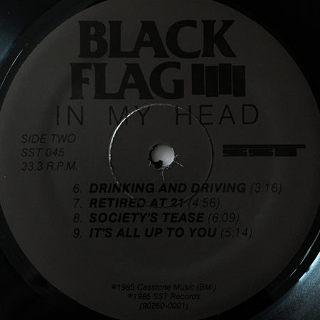 Black Flag : In My Head (LP, Album, RE)