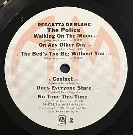 The Police : Reggatta De Blanc (LP, Album, Ter)