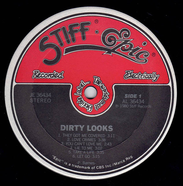 Dirty Looks : Dirty Looks (LP, Album, Ter)