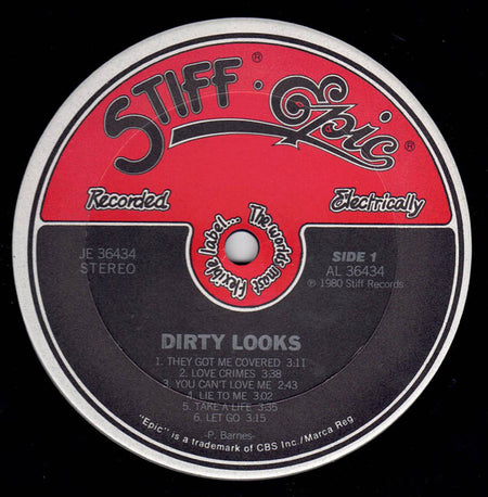Dirty Looks : Dirty Looks (LP, Album, Ter)