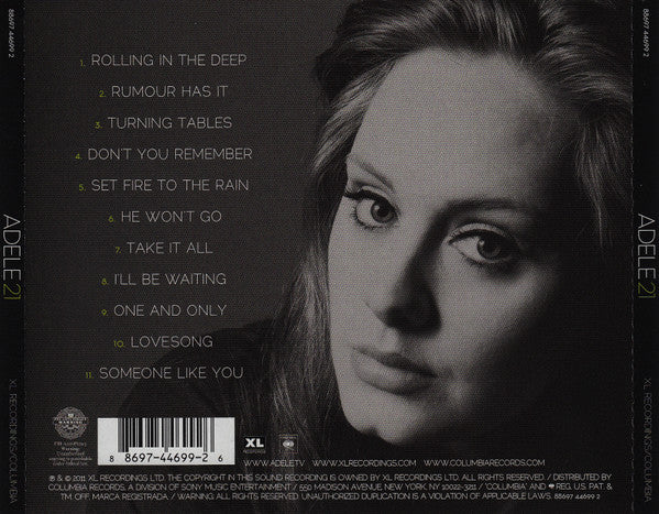 Adele (3) : 21 (CD, Album)
