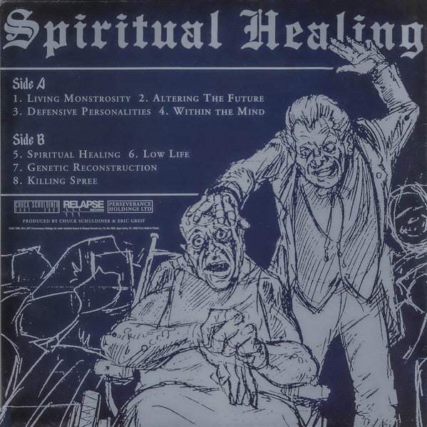 Death (2) : Spiritual Healing (LP, Album, RE, RM)