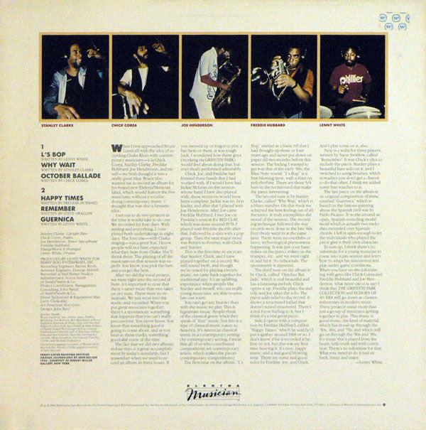 Stanley Clarke, Chick Corea, Joe Henderson, Freddie Hubbard, Lenny White : The Griffith Park Collection (LP, Album, SP)