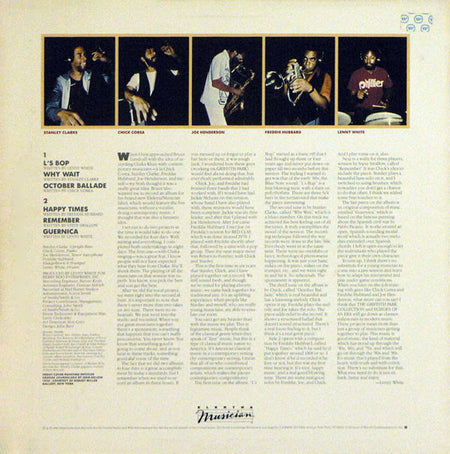 Stanley Clarke, Chick Corea, Joe Henderson, Freddie Hubbard, Lenny White : The Griffith Park Collection (LP, Album, SP)