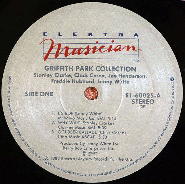 Stanley Clarke, Chick Corea, Joe Henderson, Freddie Hubbard, Lenny White : The Griffith Park Collection (LP, Album, SP)
