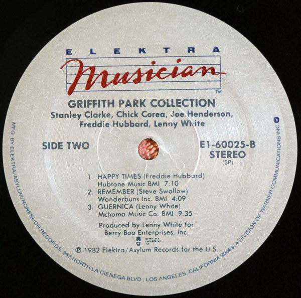 Stanley Clarke, Chick Corea, Joe Henderson, Freddie Hubbard, Lenny White : The Griffith Park Collection (LP, Album, SP)