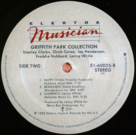 Stanley Clarke, Chick Corea, Joe Henderson, Freddie Hubbard, Lenny White : The Griffith Park Collection (LP, Album, SP)