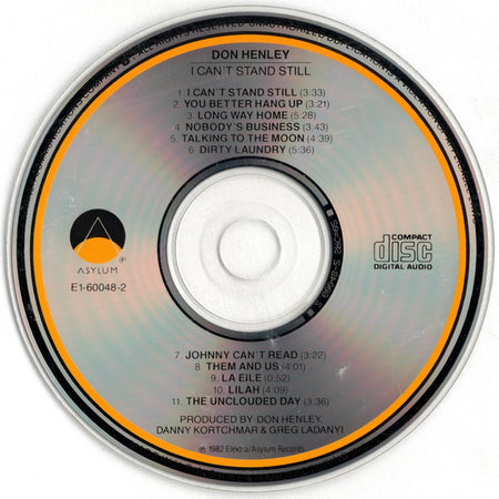 Don Henley : I Can't Stand Still (CD, Album, RE)