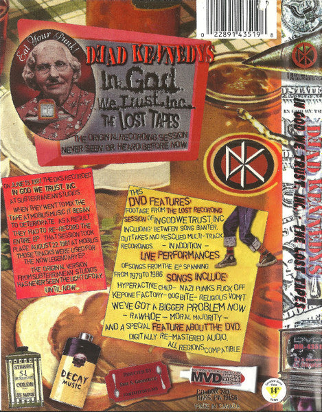 Dead Kennedys : In God We Trust, Inc. - The Lost Tapes (DVD-V, Multichannel)