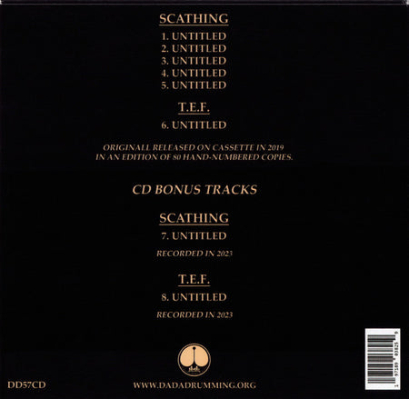 Scathing / T.E.F. : Split (CD)
