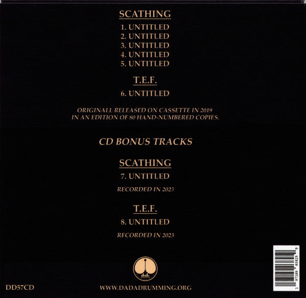 Scathing / T.E.F. : Split (CD)