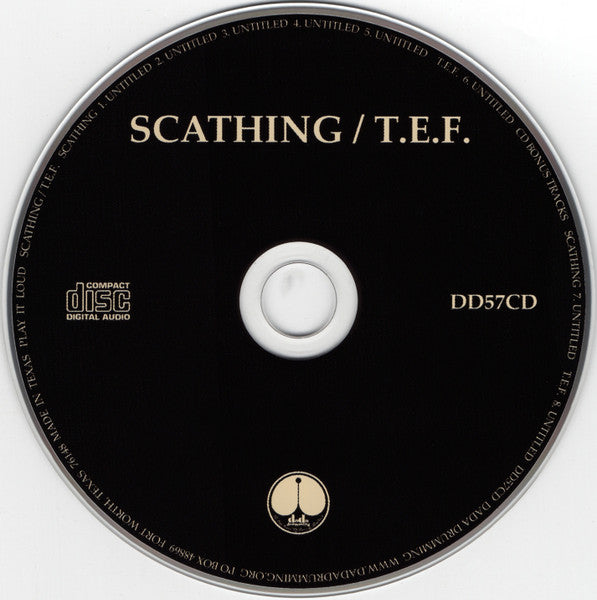 Scathing / T.E.F. : Split (CD)