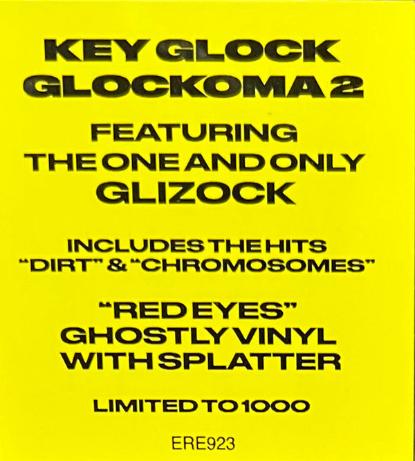Key Glock : Glockoma 2 (LP, Album, Ltd, Red)