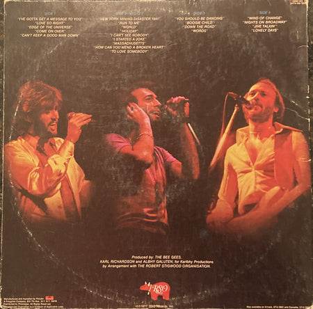 Bee Gees : Here At Last...Bee Gees...Live (2xLP, Album, Ter)