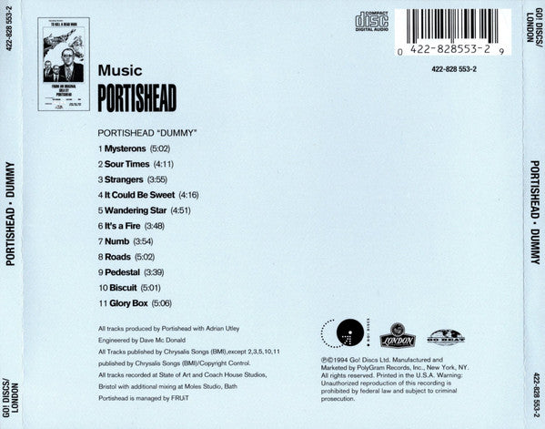 Portishead : Dummy (CD, Album, RE, RP)