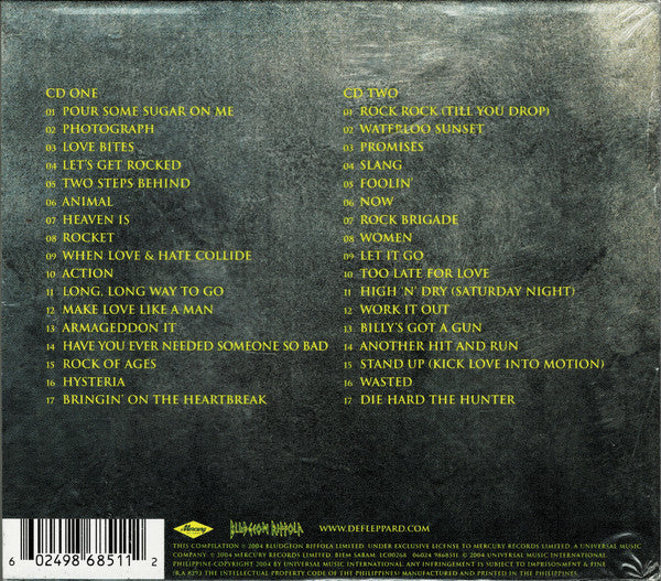 Def Leppard : Best Of (2xCD, Comp, Ltd)
