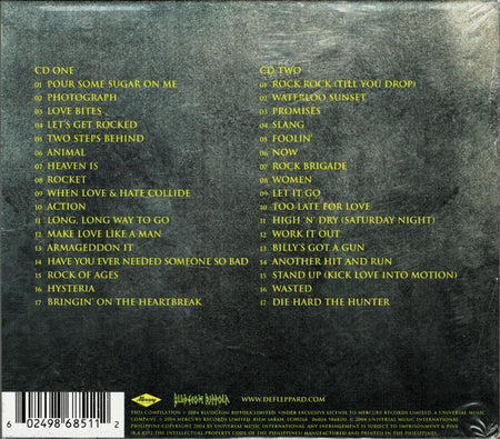 Def Leppard : Best Of (2xCD, Comp, Ltd)