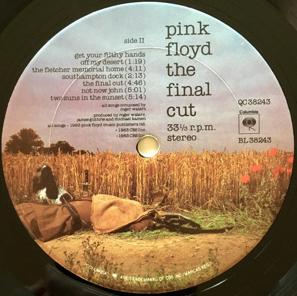 Pink Floyd : The Final Cut (LP, Album, Car)