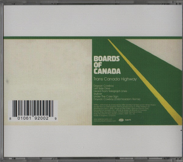 Boards Of Canada : Trans Canada Highway (CD, EP, RP, Jew)