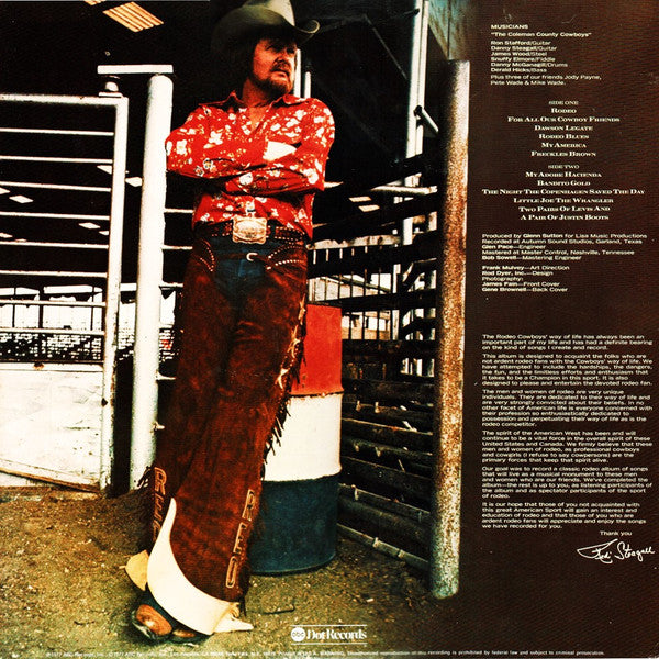 Red Steagall : For All Our Cowboy Friends (LP, Album, Gat)
