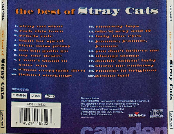 Stray Cats : The Best Of (CD, Comp)