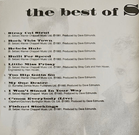 Stray Cats : The Best Of (CD, Comp)
