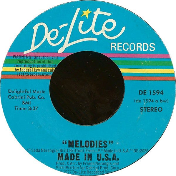 Made In USA : Melodies (7")