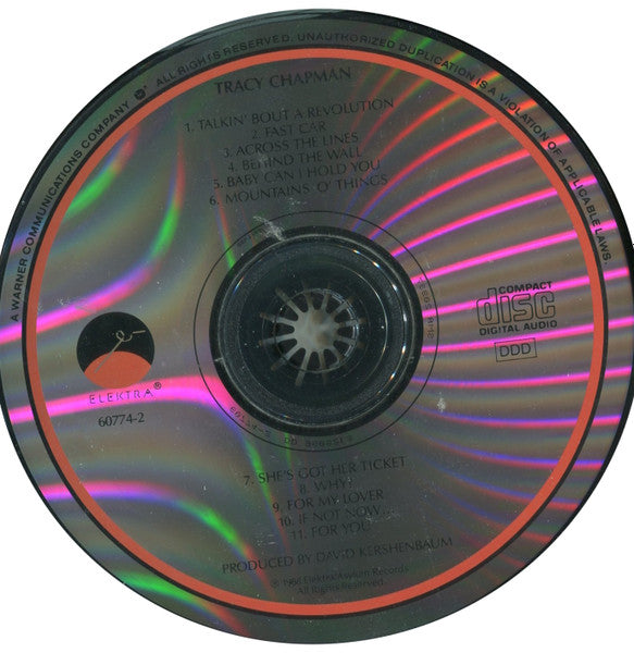 Tracy Chapman : Tracy Chapman (CD, Album, RE, SMA)