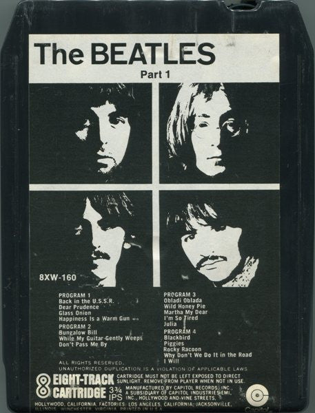 The Beatles : The Beatles (2x8-Trk, Album, Bla + Box)