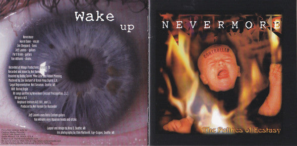 Nevermore : The Politics Of Ecstasy (CD, Album)