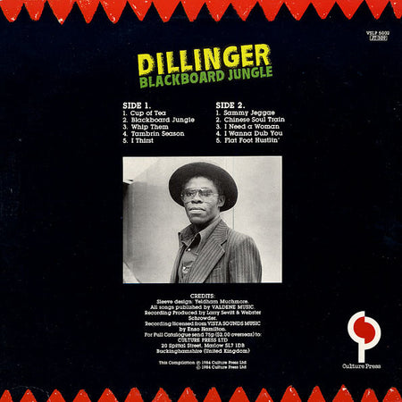 Dillinger : Blackboard Jungle (LP, Album)