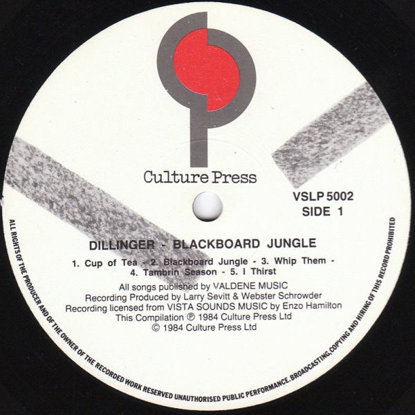 Dillinger : Blackboard Jungle (LP, Album)